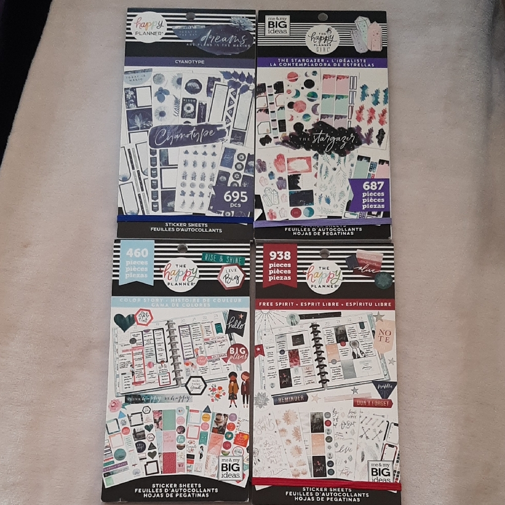 NEW Happy Planner Sticker Books Set